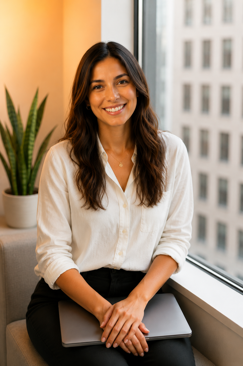 Colaboradora usando beneficios Wellnest